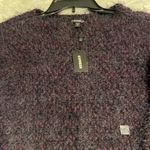 EXPRESS  Sweater size S  length 29” bust 36” color black purple see picture Photo 14
