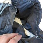 Y2K Buggirl Dark Blue Wide leg raver pants S navy blue drawstring S vintage Photo 6