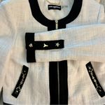 Karl Lagerfeld  White and Black Women's Blazer Photo 4