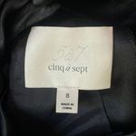 Cinq à Sept Cinq a Sept Naya Ruched Asymmetric Silk Dress Black Womens Size 8 Photo 8