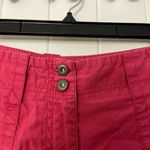 Rafaella NWOT‎  women’s pinkish red deep pocket khaki capri pants cotton petite 8 Photo 3