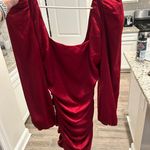 Oh Polly Red And Burgundy Dress Photo 3