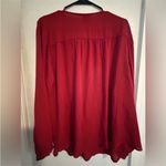 Torrid Christmas red top with button detailing size 2. Fast shipping. Wear this! Photo 4