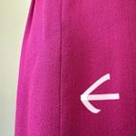 Norton Mcnaughton Vintage ‘90s Dark Pink Belted Knee-Length Skirt Photo 7