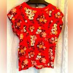 Loft  WOMEN Floral Wedge Tee Small Photo 0