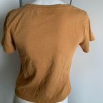 Athleta size XS beige cropped V-neck Photo 3