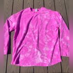 All In Motion  Size Medium Bright Pink Tie Dye Oversized Sweatshirt Photo 0