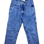 Sézane Sezane Sam Sama High Waist Pleated Tapered Denim Trouser Jeans Size 34 / US 2 Photo 1