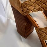 Hinge  Suede Leather Braided Strappy Chunky Heels. Very comfortable! Size 10 Photo 5