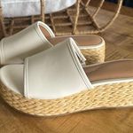 Time And Tru 2.5 in White Platform Sandals  Photo 1