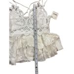 Free People NWT Adella Lace Cami women's sz S white Photo 10