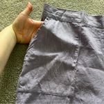Flax  Purple 100% Linen Cropped Pants Size Small Elastic Waist Lightweight Photo 4