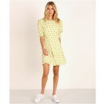 Faithfull the Brand Florence Mini Dress Luda Lime Floral Size Small NWT Photo 5