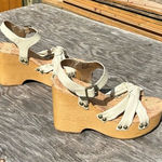 Kork-Ease - Korks‎ Women's Dawson Wedge Platform Sandals Off White Size 8 Photo 0