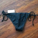 Babaton NWT  Women's Black Chic Feminine String Tie Bikini Swim Bottom Size XS Photo 2