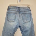 Evidnt  Light Wash Blue Fringe Hems Jeans Size 26 Photo 3