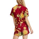 Free People NEW Malibu Floral Romper w/Pockets in Maroon Combo, Size L New w/Tag Photo 9