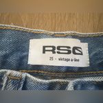 RSQ Blue Jean Shorts High-Waisted Distressed π 100% COTTON. Photo 5