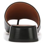 Franco Sarto  Women's Loran Stacked Heel Slide Dress Sandals-Blk Leather-Size 7.5 Photo 2