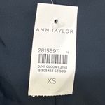 Ann Taylor | NWT Tweed Black White Fringe Open Front Blazer Jacket Photo 4