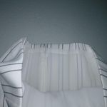 White House | Black Market  6 Sleeveless Striped White Crop V-Back Lined Top Photo 6