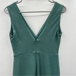 Birdy Grey  Shamin Sleeveless V Neck Formal Bridesmaid Dress in Crepe Sea Glass S Photo 5