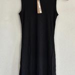 SKIMS  Soft Lounge V-Neck Tank Mini Dress in Soot, Size XXS Photo 5