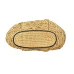 Brighton  Woven Hobo Bag‎ Crochet Purse Shoulder Bag Brown Black Accents Photo 3