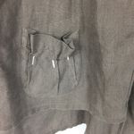 Crea Concept Linen Brown Button Front Shacket Jacket Lagenlook Top 12 Photo 5