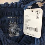 Free People  Intimately Pucker Up Seamless Cami Smocked Tank Top Navy Blue XS Photo 2