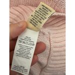 L.L.Bean Linen Cotton Blend Crew Neck Sweater Pink Size Medium Coastal Preppy Photo 3