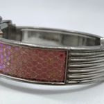 By hugo Womens Watch 19mm silver pink toned Cuff Bracelet Size 6” Photo 2