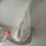 Victoria's Secret Victoria’s Secret White Lace Babydoll Bra Body By Victoria Unlined Demi 32D Photo 1