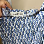 Sandro Tiered Printed Jacquard Poplin and Organza Midi Dress size 34 Photo 6