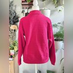 Kate Collins Pink Textured Knit Sweater Women’s S/M Red Size M Photo 1