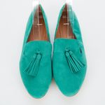 J.Crew  Tassel Smoking Loafer in Green Women's Size 10 Photo 1