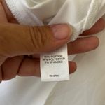 J.Jill Sz L White Shirt Collection A Line Hidden Button Up Tunic Scoop Neck Size L Photo 6