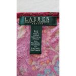 Ralph Lauren Bright Merlot Red Floral Braided Belt Stretch Jersey Dress,PXS $155 Photo 3