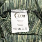 Zyia Women Long Sleeve Top Large Green Gymcore Athleisure Hiking Running Workout Photo 7