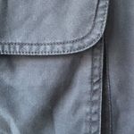 Quince Vintage Wash Tencel Drawstring Cargo Pants midnight blue women's small Photo 3