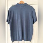 Alfred Dunner  Blue Floral‎ Embroidered Short Sleeve Sweater Top Size 1X EUC Photo 1