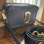 Marc Jacobs The SoftShot Navy Leather Crossbody Bag Photo 2
