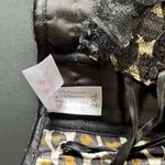 VAACODOR Women’s Leopard Print Corset Side Zip Back Tie Lace Bows Sz XXL Y2K EUC Black Photo 7