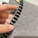 Magaschoni  Grey Open Front Long Line Cardigan Sweater Duster Womens M Coatigan Photo 6