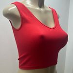 Aeropostale  Size XS Red Ribbed Crop Top Preloved Photo 1