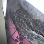 Byer Too Whimsygoth Midi Dress Mesh Black Overlay Pink Underlining Size Small Photo 10