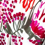 Old Navy Womens Size Small White Tropical Floral Smocked Mini Dress • Sleeveless Photo 12