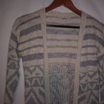 Pink republic VS PINK L Hot Coral Aztek Gray Cardigan Sweater Photo 3