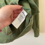 Patagonia Women's Long-Sleeved Organic Cotton Midweight Flannel Shirt Green Blue Photo 5