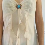 Classiques Entier  silk ruffle blouse small Photo 1